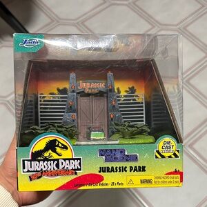 Ada Jurassic Park Nano Scene Playset with Green and Black